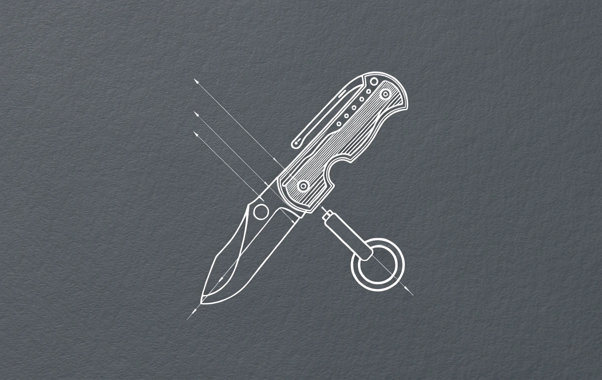 Technical drawing of gear